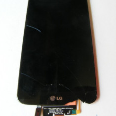 Modul Display LCD LG G2 Touch-Spart (Cu Rama) Negru Orig Swap