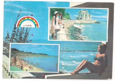 % carte postala (marca fixa)-CONSTANTA -LITORALUL foto