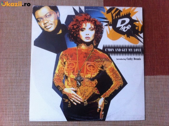 D Mob introducing Cathy Dennis C&#039;mon and get my love disc 12&quot; maxi single vinyl