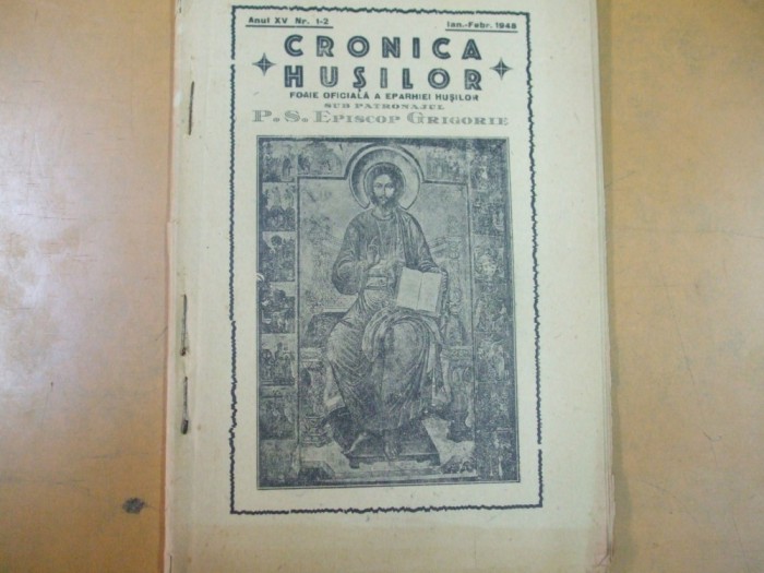 Cronica Husilor ianuarie - februarie 1948 an XV nr. 1-2