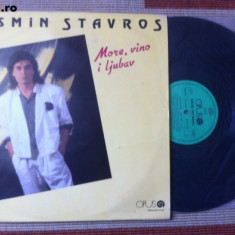 Jasmin Stavros more vino i ljubav 1989 disc vinyl lp muzica pop yugoslava vg+