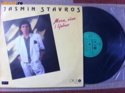 Jasmin Stavros more vino i ljubav 1989 disc vinyl lp muzica pop yugoslava vg+ foto