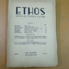 Ethos Iasi 1945 revista de teorie a culturii Iorgu Iordan Tudor Vianu