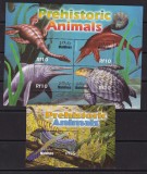 Maldive 2007 fauna marina testoase kleib.+bloc MNH w20, Nestampilat