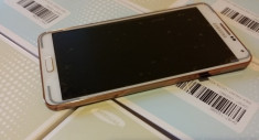 Display LCD+Touchscreen Samsung N9005 Note 3 Alb/Gold Original foto