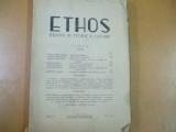 Ethos Anul II Nr. 3-4, Iași 1945, revistă de teorie a culturii, 017