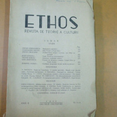 Ethos Anul II Nr. 3-4, Iași 1945, revistă de teorie a culturii, 017