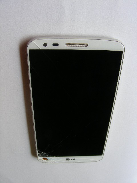 Modul Display LCD LG G2 Touch-Spart (Cu Rama) Alb Orig Swap