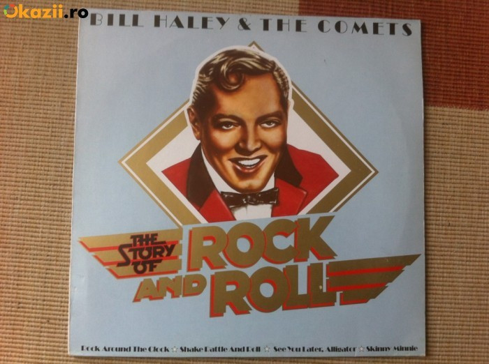 Bill Haley The Comets Story Of Rock And Roll disc vinyl lp compilatie best of muzica rock ariola records VG+