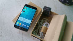 SAMSUNG GALAXY S5 G900F GOLD, FULL ACCESORII, LA CUTIE, STARE EXCELENTA foto