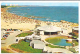 % carte postala (ilustrata)-CONSTANTA -Jupiter plaja, Circulata, Printata