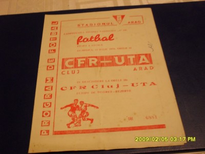 program UTA - C.F.R. Cluj foto