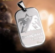 Dog Tag (DogTag) Starcraft Terran Titanium, Wings of Liberty foto