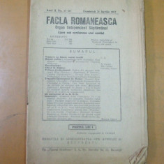 Facla romaneasca 1927 revista antisemita L.A.N.C. an II nr. 17-18 aprilie 017