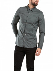 Camasa 100% bumbac Only &amp;amp;amp; Sons - 22002287 gunmetal, extra slim fit foto