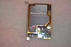 Placa de sunet Asus SupremeFX II 1x PCI-E - poze reale foto
