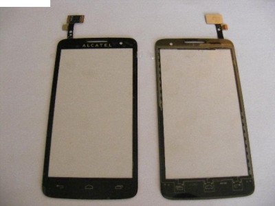 Geam cu Touchscreen Alcatel One Touch X&amp;quot;POP OT-5035 Negru foto