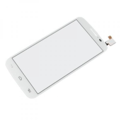 Geam cu Touchscreen Alcatel POP C7 Alb Original foto