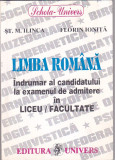 ST. M. ILINCA - LIMBA ROMANA INDRUMAR AL CANDIDATULUI LA EXAMENUL DE ADMITERE