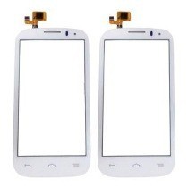 Geam cu Touchscreen Alcatel One Touch Pop C5 5036D Alb foto
