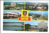 % carte postala (ilustrata)-CONSTANTA -Jupiter statiunea balneoclimaterica, Circulata, Printata