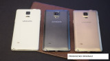 Capac baterie Samsung Galaxy Note 4 alb / negru / ORIGINAL / NOU