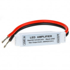 Mini amplificator RGB pentru banda sau module LED SMD 5050 3528 foto