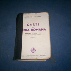 CARTE DE LIMBA ROMANA CLASA VIII BUJOR