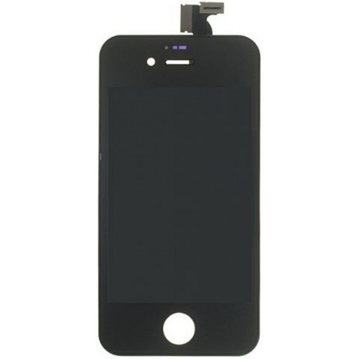 Pachet Lcd display iphone 4s + folie sticla fata si spate | Okazii.ro