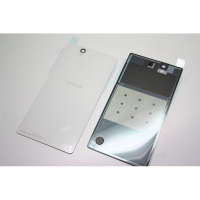 Pachet capac SONY XPERIA Z1 COMPACT Z1 MINI + folie sticla spate foto