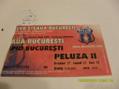 Bilet Steaua - Rapid foto