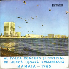 Doina Badea - IV Concurs Festival De Muzica Usoara Romaneasca Mamaia 1966 (7")