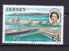 Jersey 1989 Aniversare regina navigatie MI 484 MNH w20 foto