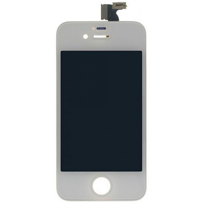 Pachet Lcd display iphone 4 + folie sticla fata si spate