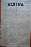 Ziarul Albina , nr. 53 , 1871 , Budapesta , in limba romana , Director V. Babes