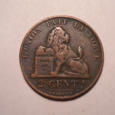 Belgia 2 Centimes 1862