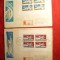 2Plicuri FDC -Cosmos Soiuz 6, 7 ,8 si Apollo 12 -2 blocuri Ungaria 1970