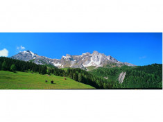 Poster decor diorame 290 x 60 cm Muntii Alpi HO 46111 Vollmer foto