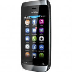 Telefon Mobil NOKIA Dual-SIM Asha 308 Black foto