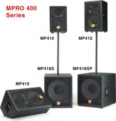 Sistem Boxe pasive JBL Professional MPRO 4000W, 2xMP410, 2xMP415, 2xMP418S foto