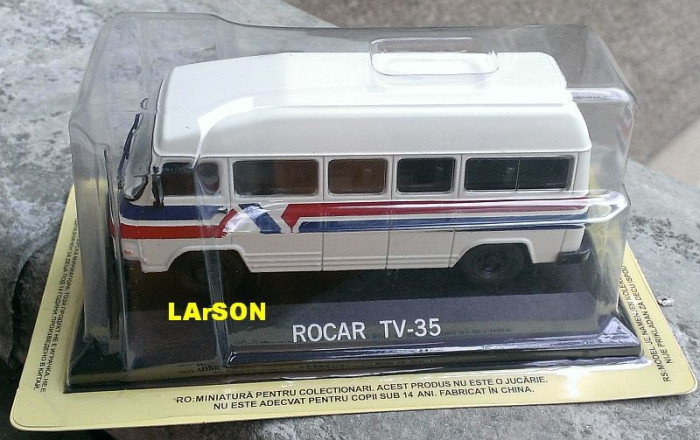 Macheta Rocar TV-35 1990 - DeAgostini Masini de Legenda 1/43