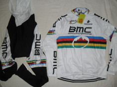 Echipament ciclism complet iarna toamna BMC uci MTB champion set thermal fleece foto