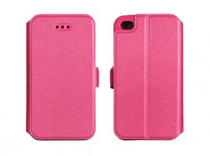 Husa Samsung Galaxy S4 Mini i9190 Flip Case Slim Inchidere Magnetica Pink foto