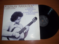 MILOSLAV MATOUSEK-GUITAR disc vinil LP vinyl pick-up pickup foto