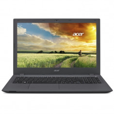 Laptop Acer 15.6 inch Aspire E5-573-355Z, HD, Procesor Intel Core i3-4005U 1.7GHz Haswell, 4GB, 500GB, GMA HD 4400, Linux, Charcoal Gray foto