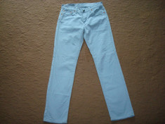 Pantalon/pantaloni reiat/Reiati/ barbati LEVI&amp;#039;S STRAUSS &amp;amp; CO bleu deschis, noi foto