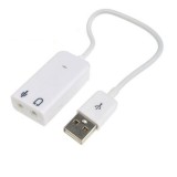 Cumpara ieftin Placa audio externa (de sunet) cu fir USB 2.0 Led 1 iesire 1 microfon