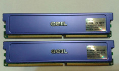 GEIL 2 x 512 Mb DDR400 - PC3200 foto