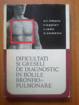 w4 Dificultati si greseli de diagnostic in bolile bronho- pulmonare-O.T Iliescu foto