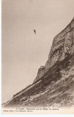 WW1 ALPINISTI COBORARE PE CABLU LA SALEVE foto